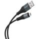 Дата-кабель Hoco X38 Cool Charging MicroUSB (2.4A, 1m) - Black. Фото 1 из 11