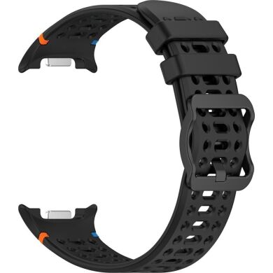 Ремешок Reframe Holes Design для Samsung Galaxy Watch 8 (40/44mm) / 8 Classic - Black