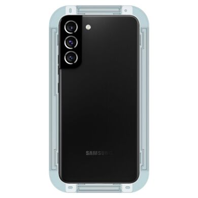 Комплект захисних стекол Spigen (SGP) GLAS.tR EZ Fit Sensor Protected для Samsung Galaxy S22 (S901) + ГЕЛЬ