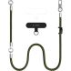 Набор ремешков Tech-Protect C10S Rope Crossbody - Green / Titanium. Фото 2 из 10