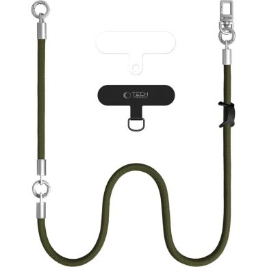 Набор ремешков Tech-Protect C10S Rope Crossbody - Green / Titanium