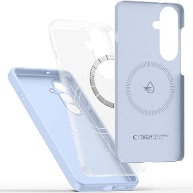 Защитный чехол Tech-Protect Silicone MagSafe для Samsung Galaxy S26 (S942) - Sky Blue