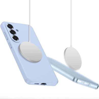 Защитный чехол Tech-Protect Silicone MagSafe для Samsung Galaxy S26 (S942) - Sky Blue