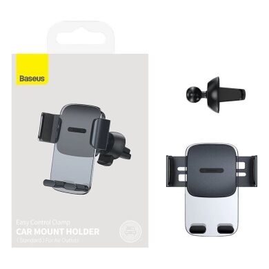 Автомобильный держатель Baseus Easy Control Pro Clamp (SUYK000101) - Transparent Black