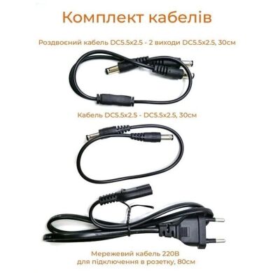 Портативный источник питания для роутера Andes DC1018P 18W 5V/9V/12V (10400mAh) - Black