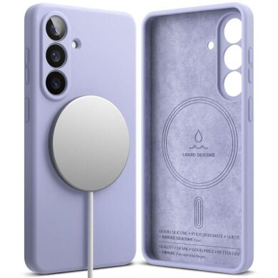 Захисний чохол Ringke Silicone Magnetic для Samsung Galaxy S26 (S942) 8800328815704 - Lavender