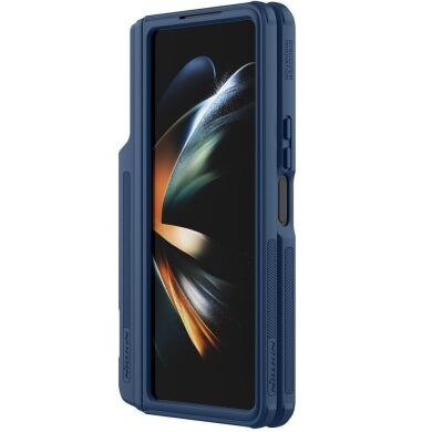 Пластиковый чехол NILLKIN Frosted Shield Pro (FF) для Samsung Galaxy Fold 4 - Blue