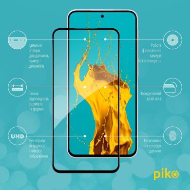 Защитное стекло Piko Full Glue для Samsung Galaxy A37 (A376) - Black