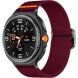 Ремешок Deexe Orbit Flex для Samsung Galaxy Watch 8 (40/44mm) / 8 Classic - Wine Red. Фото 2 из 5