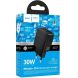 Сетевое зарядное устройство Hoco CS112A Lounge PD30W + QC3.0 - Black. Фото 5 из 5