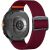 Ремінець Deexe Orbit Flex для Samsung Galaxy Watch 8 (40/44mm) / 8 Classic - Wine Red