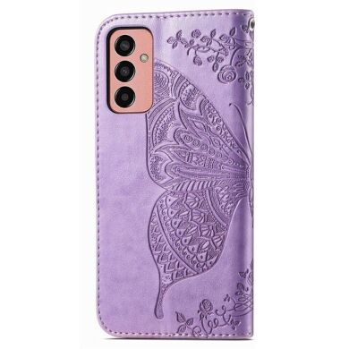 Чохол UniCase Butterfly Pattern для Samsung Galaxy M13 (M135) - Light Purple