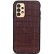 Кожаный чехол UniCase Croco Skin для Samsung Galaxy A13 (А135) - Brown. Фото 1 из 5