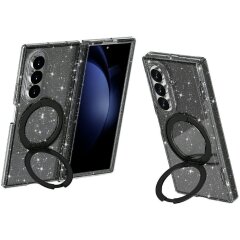 Защитный чехол Reframe Glitter Stand Case для Samsung Galaxy Fold 8 Ultra - Black