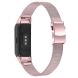 Ремінець Deexe Milanese Stainless Steel для Samsung Galaxy Fit (SM-R370) - Rose Pink