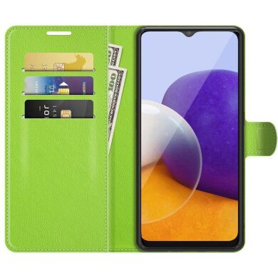Чехол-книжка Deexe Book Type для Samsung Galaxy A22 5G (A226) - Green