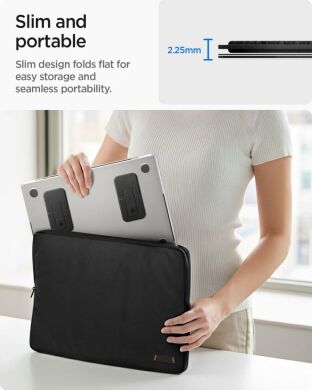 Підставка для ноутбуку Spigen Slim Fold Laptop Stand LD201-S2 (AMP10402) - Black