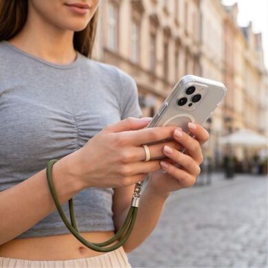 Набор ремешков Tech-Protect C10S Rope Crossbody - Green / Titanium