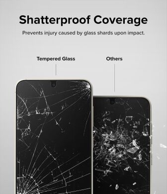 Комплект захисних стекол (2шт) Ringke Screen Protector Tempered Glass для Samsung Galaxy S23 (S911) 8809919301794