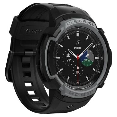 Захисний чохол Spigen (SGP) Rugged Armor Pro (FW) для Samsung Galaxy Watch 4 Classic (46mm) - Charcoal Grey
