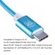 Аудио адаптер HAT PRINCE USB type-c to 3.5mm - Blue. Фото 2 из 4