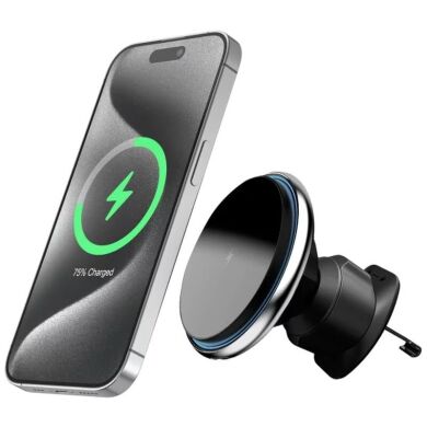 Автомобільний тримач з бездротовою зарядкою Proove Magic Circle 15W - Silver