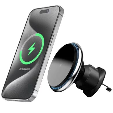 Автомобільний тримач з бездротовою зарядкою Proove Magic Circle 15W - Silver