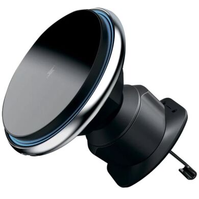 Автомобільний тримач з бездротовою зарядкою Proove Magic Circle 15W - Silver