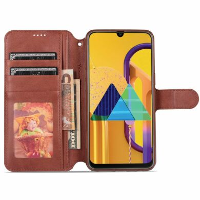 Чехол AZNS Wallet Case для Samsung Galaxy A20s (A207) - Brown