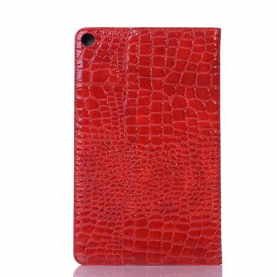 Чехол Deexe Crocodile Style для Samsung Galaxy Tab A 10.1 2019 (T510/515) - Red