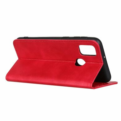 Чехол Deexe Retro Wallet для Samsung Galaxy A21s (A217) - Red