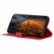 Чехол Deexe Retro Wallet для Samsung Galaxy A21s (A217) - Red. Фото 5 из 9