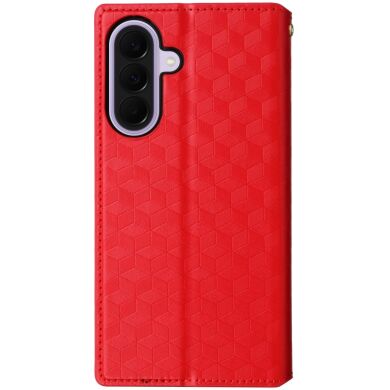 Чехол Deexe Rhombus Book для Samsung Galaxy A37 (A376) - Red