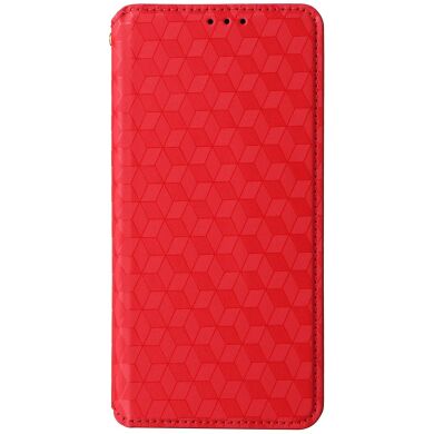 Чехол Deexe Rhombus Book для Samsung Galaxy A37 (A376) - Red