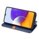 Чохол Deexe Rhombus Wallet для Samsung Galaxy A22 (A225) / M22 (M225) - Blue