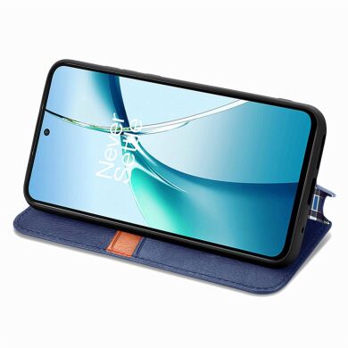 Чохол Deexe Rhombus Wallet для Samsung Galaxy A57 (A576) - Blue