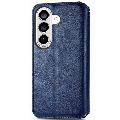 Чохол Deexe Rhombus Wallet для Samsung Galaxy A57 (A576) - Blue