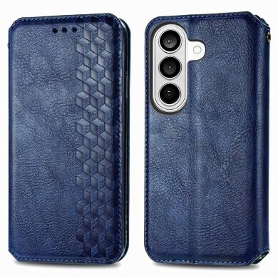 Чохол Deexe Rhombus Wallet для Samsung Galaxy A57 (A576) - Blue