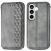 Чехол Deexe Rhombus Wallet для Samsung Galaxy S26 Plus - Grey
