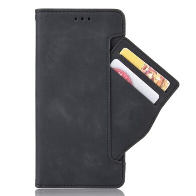 Чехол Deexe Wallet Stand для Samsung Galaxy A02 (A022) - Black