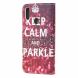 Чехол-книжка Deexe Color Wallet для Samsung Galaxy A10s (A107) - Keep Calm and Sparkle. Фото 4 из 6