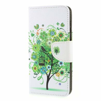 Чехол-книжка Deexe Color Wallet для Samsung Galaxy A50 (A505) / A30s (A307) / A50s (A507) - Green Tree