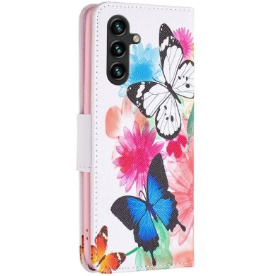 Чохол-книжка Deexe Color Wallet для Samsung Galaxy A55 (A556) - Two Butterflies