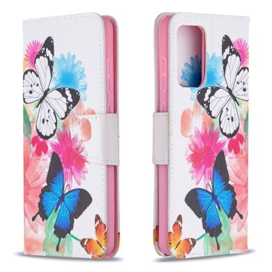 Чохол-книжка Deexe Color Wallet для Samsung Galaxy A72 (А725) - Two Butterflies