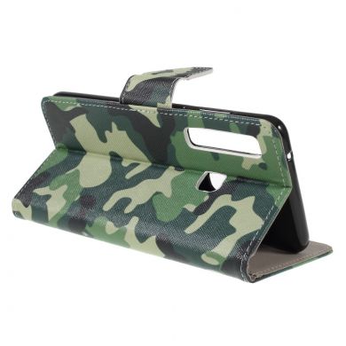 Чехол-книжка Deexe Color Wallet для Samsung Galaxy A9 2018 (A920) - Camouflage Pattern