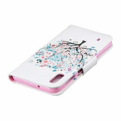 Чехол-книжка Deexe Color Wallet для Samsung Galaxy M10 (M105) - Flowered Tree