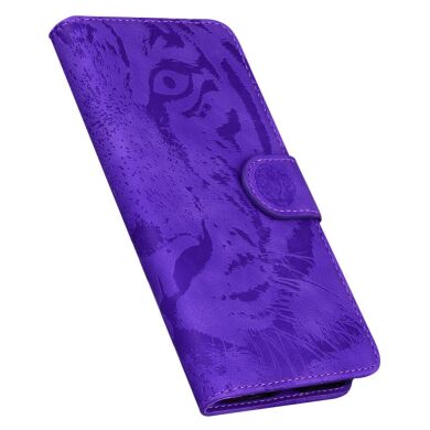 Чехол-книжка Deexe Tiger для Samsung Galaxy M35 (M356) - Purple