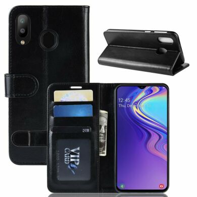 Чохол-книжка Deexe Wallet Style для Samsung Galaxy M20 (M205) - Black