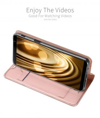 Чехол-книжка DUX DUCIS Skin Pro для Samsung Galaxy J6+ (J610) - Rose Gold