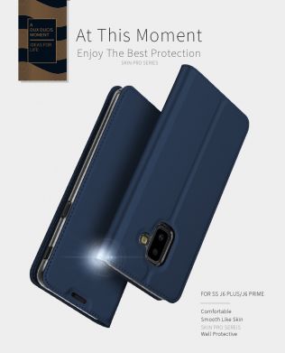Чехол-книжка DUX DUCIS Skin Pro для Samsung Galaxy J6+ (J610) - Dark Blue
